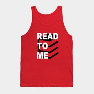 Read to Me Book Lover Tank Top